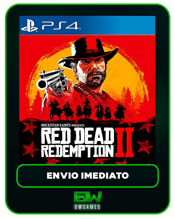 Red Dead Redemption 2 - PS4  - Edição Padrão - Mídia Digital