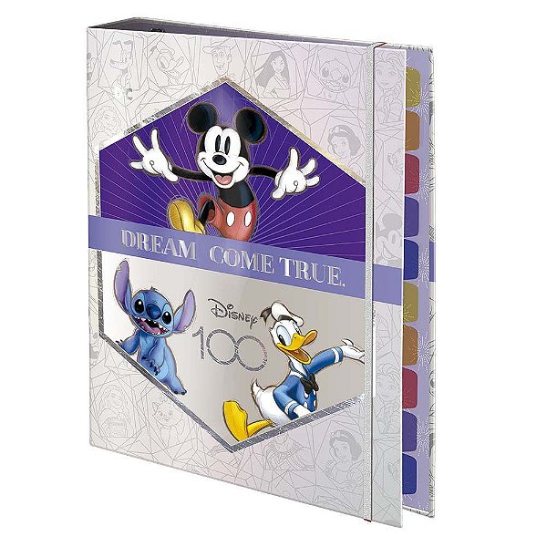 Fichário Universitário DAC Disney 100 Anos