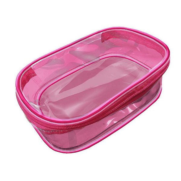 Estojo Baú DAC Grande Bubble Neon - Rosa