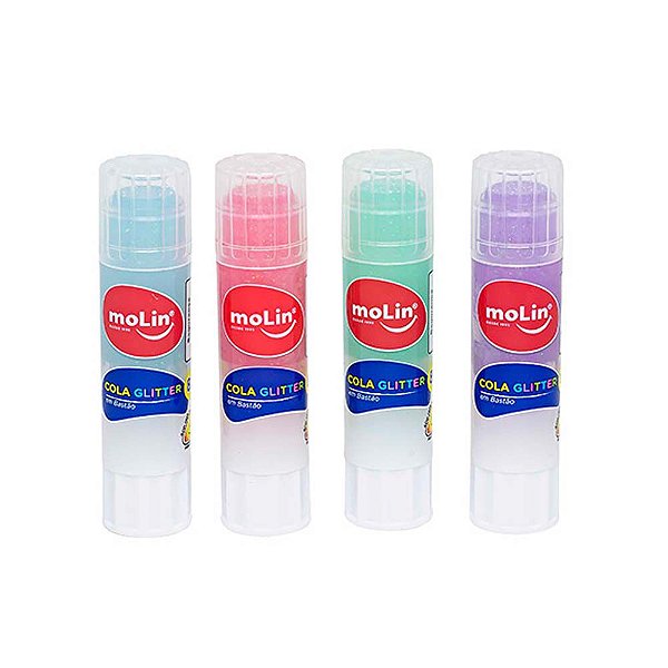 Cola Bastão MOLIN Glitter 8g - Cada