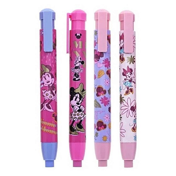 Caneta Borracha MOLIN Com Acionamento Retrátil New Minnie