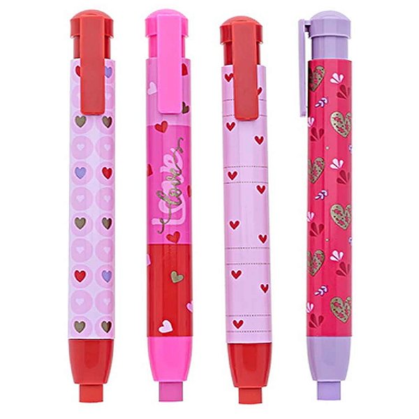 Caneta Borracha MOLIN Com Acionamento Retrátil Heart
