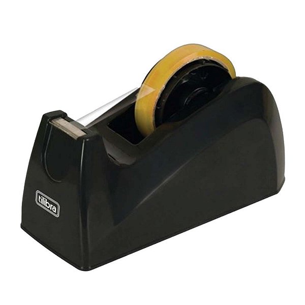 Suporte Para Fita Adesiva Industrial TILIBRA Grande Preto