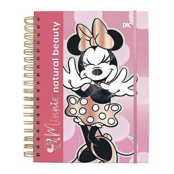 Caderno Smart Universitário Minnie Mouse Com 80 Fls Reposicionáveis 90g DAC