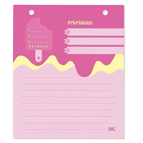 Refil De Folhas Para Mini Ficheiro Hello! DAC