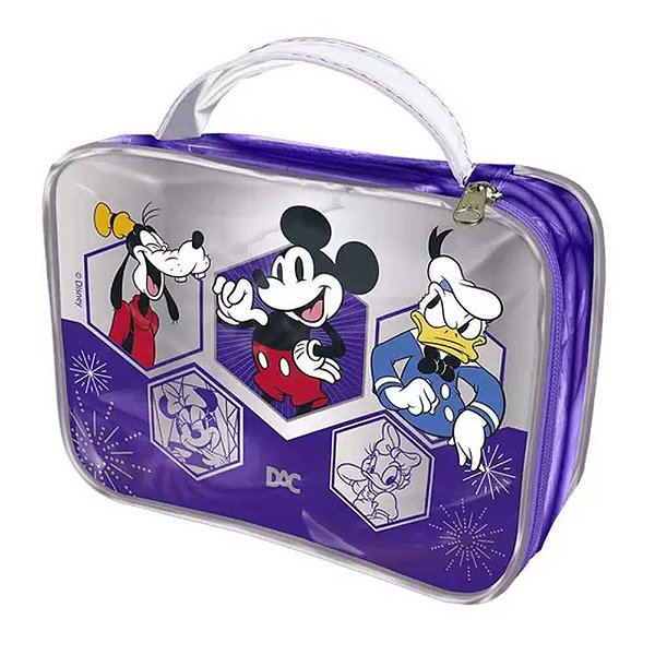Estojo Organizador / Necessaire Disney 100 Anos Coleção Especial DAC