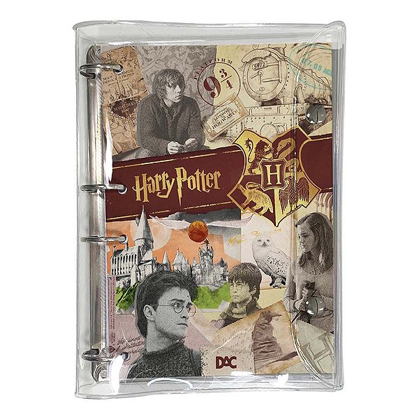 Fichário Colegial Harry Potter Com 192 Fls Decoradas DAC
