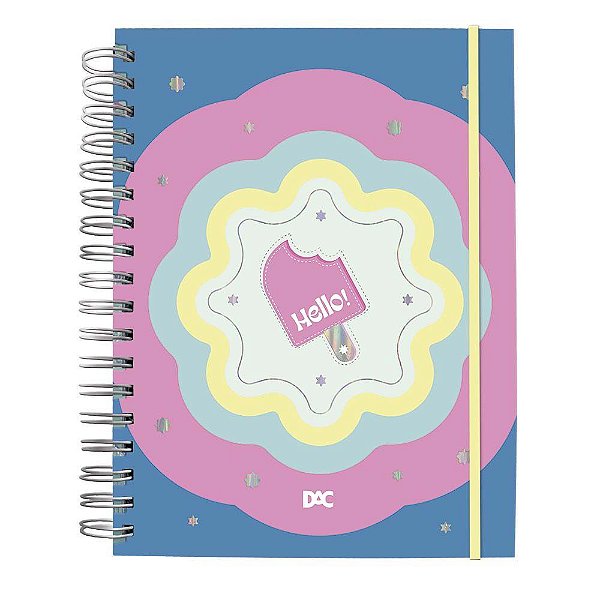 Caderno Smart Universitário Helo! Com 80 Fls Reposicionáveis 90g DAC