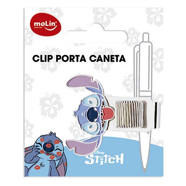 Clip Porta Caneta Stitch Molin