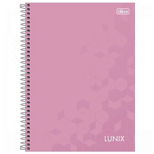 Caderno Universitário Lunix 1 Matéria C/80 Folhas Tilibra