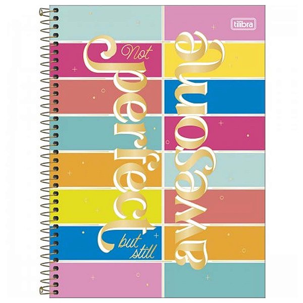 Caderno Universitário Be Nice 1 Matéria C/80 Folhas Tilibra