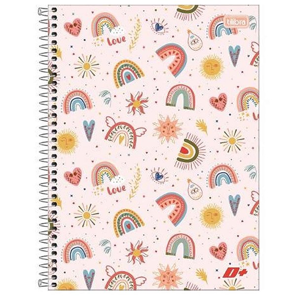 Caderno Universitário D+ 1 Matéria C/96 Folhas Tilibra