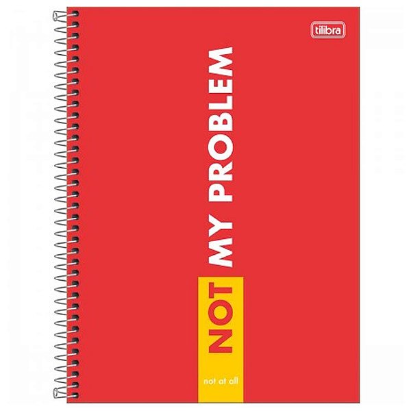 Caderno Universitário 4Fun 1 Matéria C/80 Folhas Tilibra