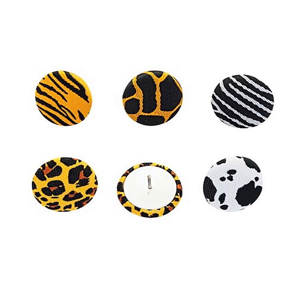 Percevejo Love Animal Skin 9 Unds Molin