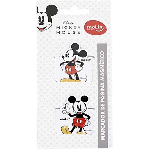 Marcador De Página Magnético Mickey Mouse Molin