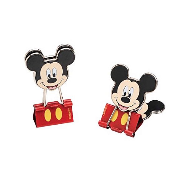 Binder Clips 25mm Mickey Mouse Com 2 Unds Molin