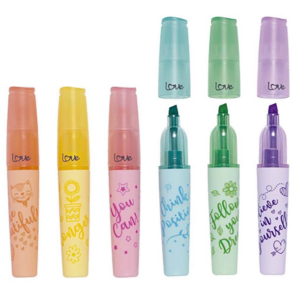 Marca Texto Love Pastel Molin - Cada
