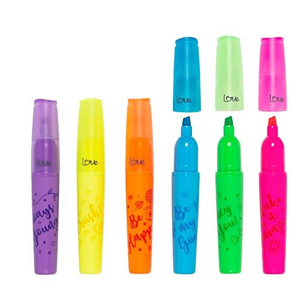 Marca Texto Love Fluor Molin - Cada