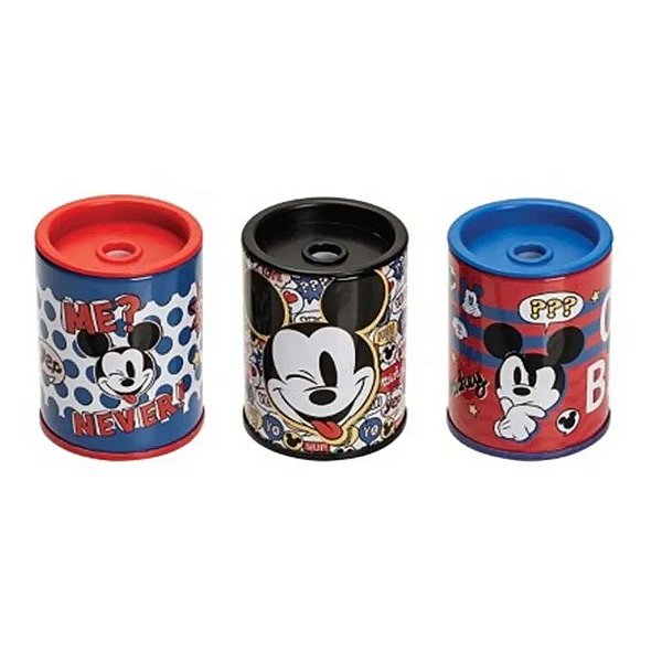 Apontador Com Depósito Metálico Mickey Mouse Molin - Cada