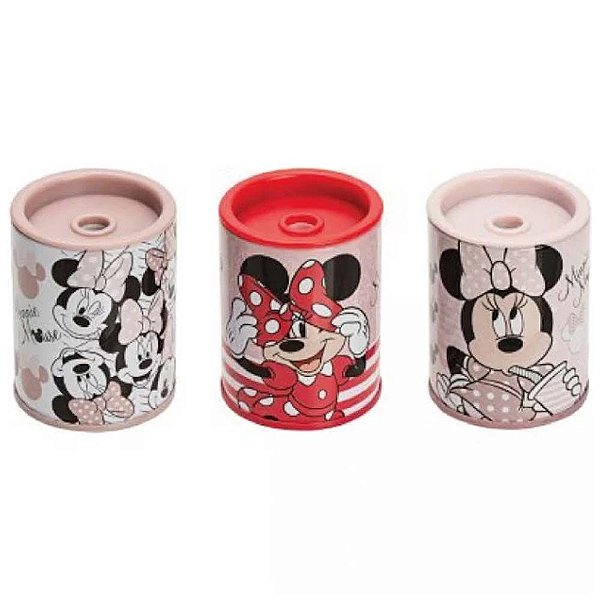 Apontador Com Depósito Metálico Minnie Mouse Molin - Cada