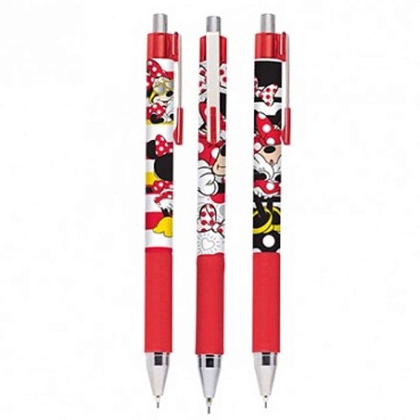 Lapiseira Triangular 0,7mm Com Grip Minnie Mouse Molin - Cada