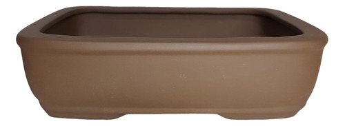 Vaso Cerâmico P/ Bonsai Retangular Literato 24x19x6,5cm 79lr