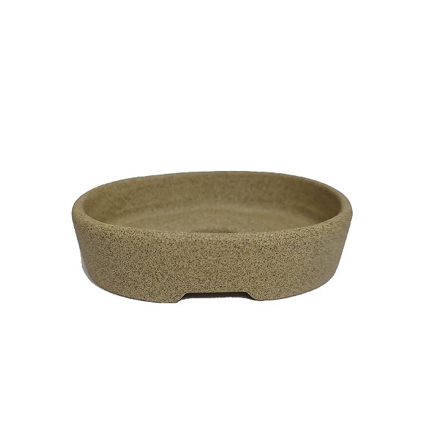 Vaso Cerâmico Para Bonsai Oval Mizuno 7,5x5x2cm