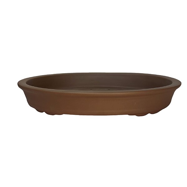 Vaso Cerâmico Para Bonsai Oval Literato 41x28x6cm 39LPO