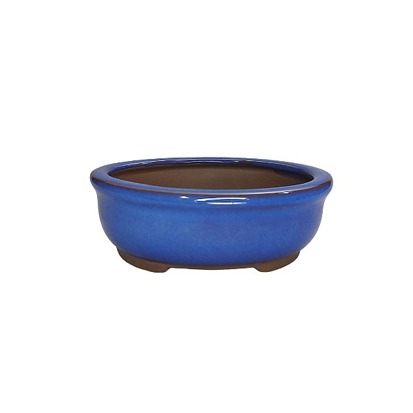 Vaso Cerâmico Para Bonsai Oval Literato 12x9x4,4cm 205lo