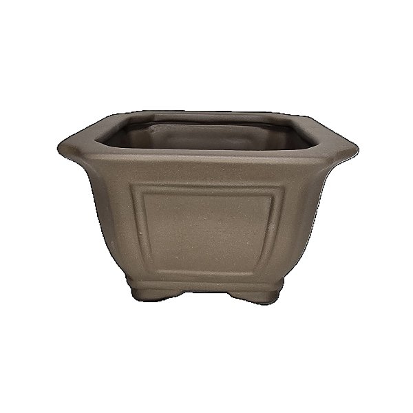 Vaso Cerâmico Para Bonsai Quadrado Literato 16x16x10cm 461le