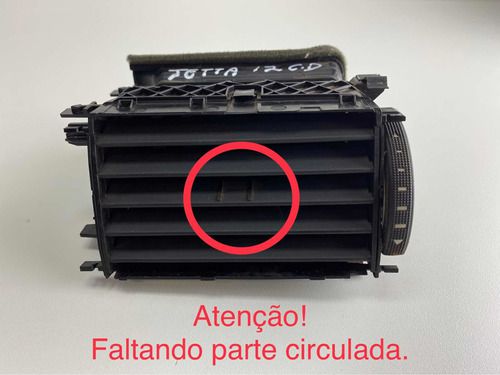 Difusor Central Direito Jetta 2011 A 2014 Detalhe Circulado