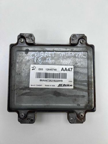 Módulo Injeção Gm Cobalt 1.8 Manual Até 2015 12645748