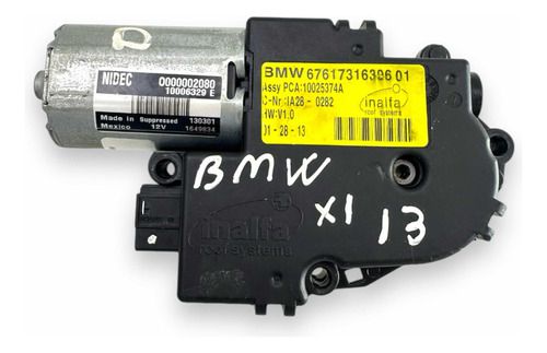Motor Teto Solar Bmw X1 2010 A 2015 6761731639601