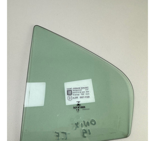 Vidro Fixo Porta Traseira Esquerda Gm Onix 2013 A 2019