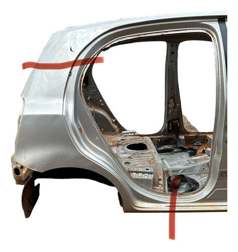 Lateral Traseira Direita Toyota Etios Hatch 2014 Até 2021