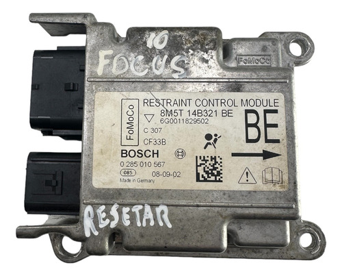 Módulo Airbag Ford Focus 2009 A 2013 Resetar 8m5t14b321be