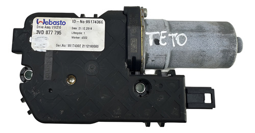 Motor Teto Solar Vw T-cross 3ud877795