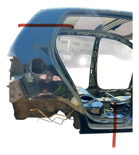 Lateral Traseira Direita Vw Fox 2015 2016 2017 2018 2019