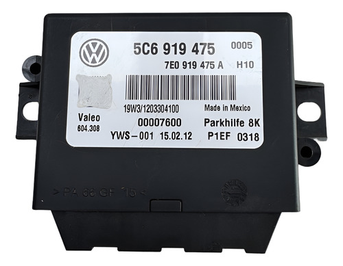 Módulo Estacionamento Vw Jetta 2011 A 2015 5c6919475