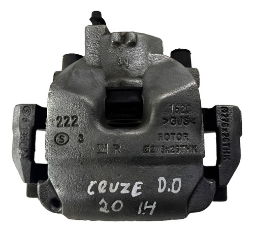 Pinça Dianteira Direita Gm Cruze 1.4 2017 A 2022