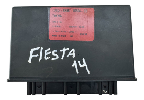 Módulo Conforto Ford Fiesta 2009 A 2014 Antigo Bs6515604eb