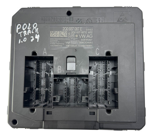 Módulo Controle Bcm Vw Polo Track 1.0 2023 A 2025 2qb937087e