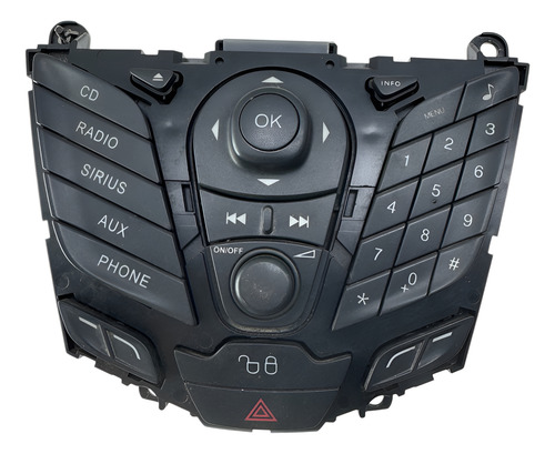 Comando Radio Ford New Fiesta 2010 A 2015 Ae8t18k811ba
