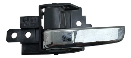 Maçaneta Interna Traseira Esquerda Outlander 2014 A 2018 Prateado Traseira