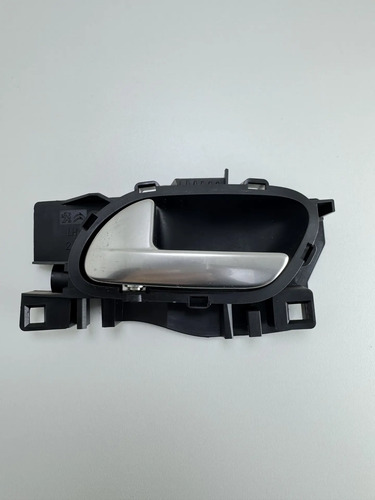 Maçaneta Interna Dianteira Esquerda Peugeot 208 2021 A 2025 Prateado Dianteira