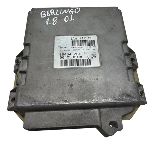 Módulo Injeção Citröen Berlingo 1.8 2000 A 2005