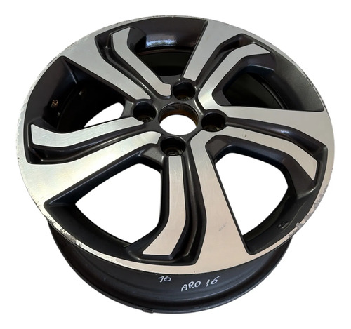 Roda Aro 16 Honda City 2015 A 2019 Prateado