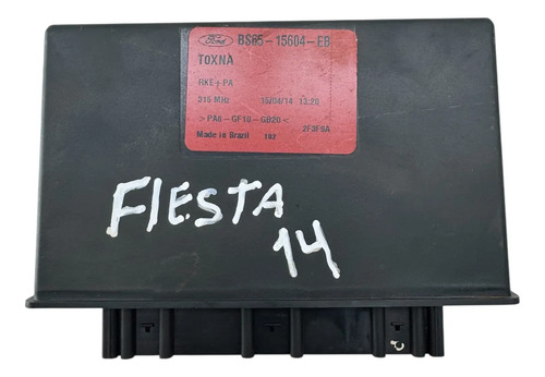 Módulo Conforto Ford Fiesta 2009 A 2014 Antigo Bs6515604eb