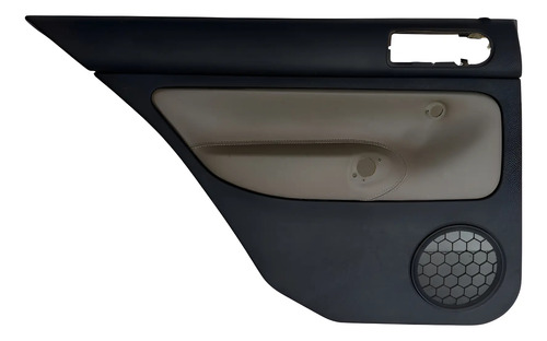 Forro De Porta Traseiro Esquerdo Volkswagen Golf 2006 A 2012 Preto