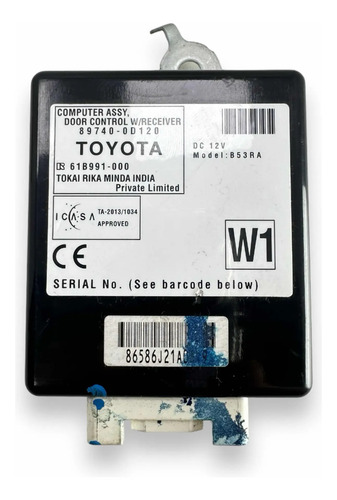 Módulo Controle Injeção Toyota Etios 2017 A 2021 897400d120